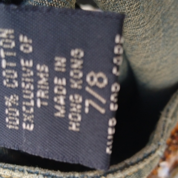 Express bedazzled jean skirt 7/8 - Picture 5 of 5